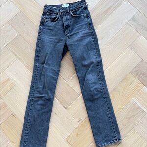 Agolde Gray Denim Jeans